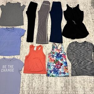 Athleta Girl Bundle – Size Small (7) – EUC/VGUC - 10 Pieces